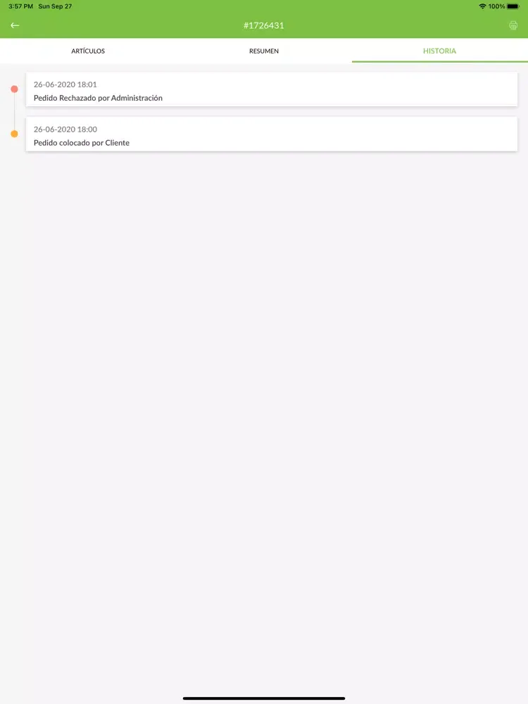 Capturas de pantalla de APP Vendedores - TUVERDULERIA iPad 