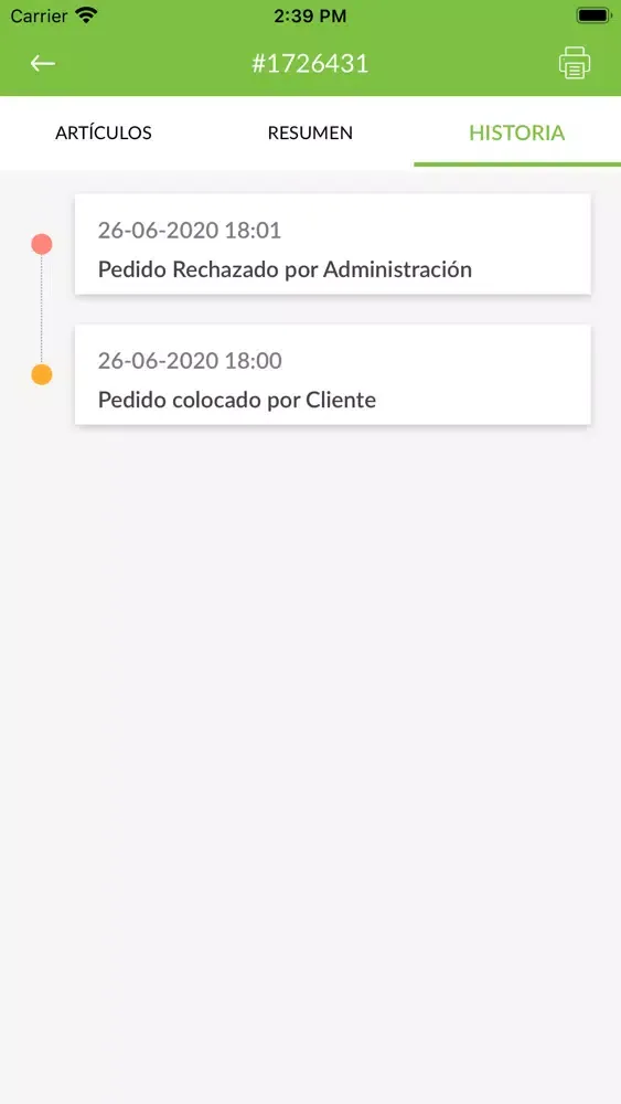 Capturas de pantalla de APP Vendedores - TUVERDULERIA