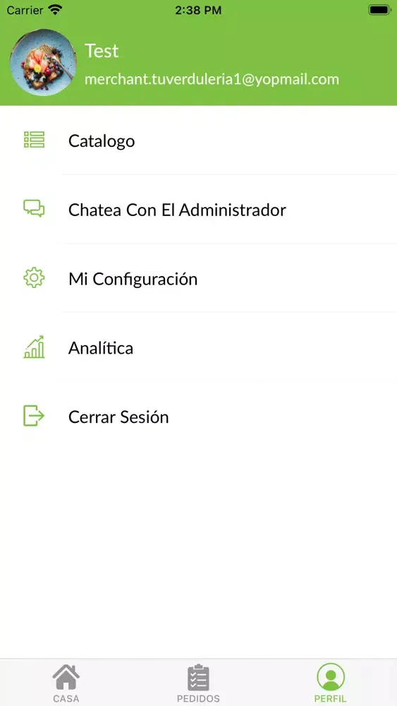Capturas de pantalla de APP Vendedores - TUVERDULERIA