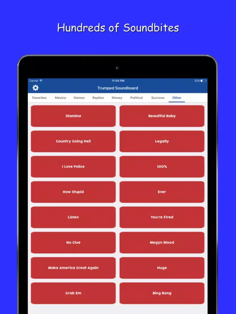 تصاویر Greatest Trump Soundboard iPad 