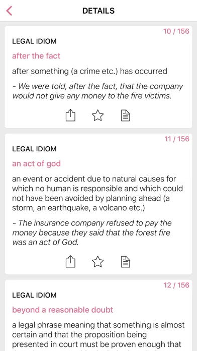 Tangkapan skrin Animal - Legal idioms