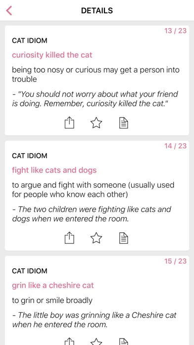 Captures d'écran de Animal - Negotiation idioms