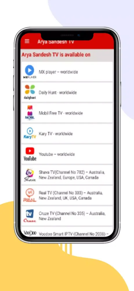 Arya Sandesh TV应用截图