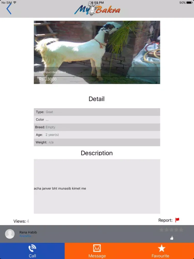 MY BAKRA : Buy Bakra Online iPad  Screenshots