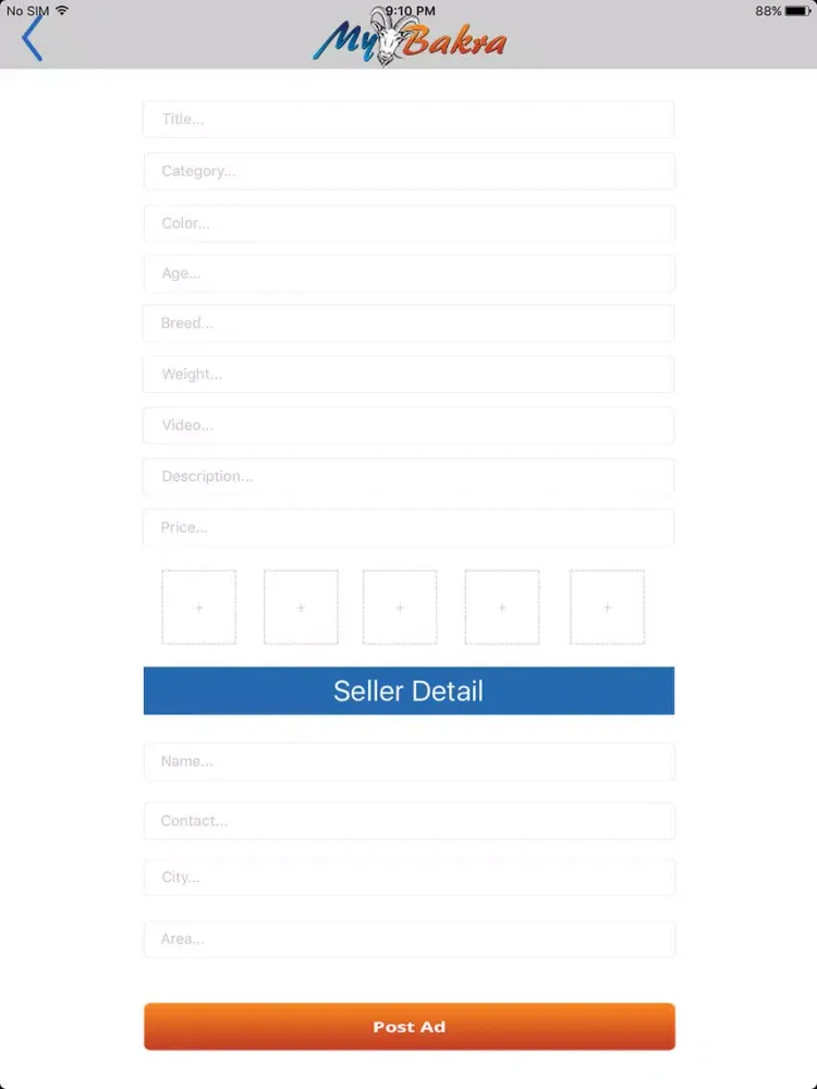 MY BAKRA : Buy Bakra Online iPad  Screenshots