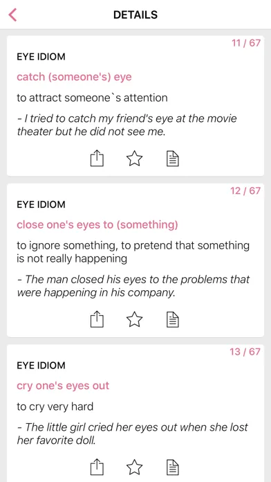 Capturas de tela do Body - Negotiation idioms