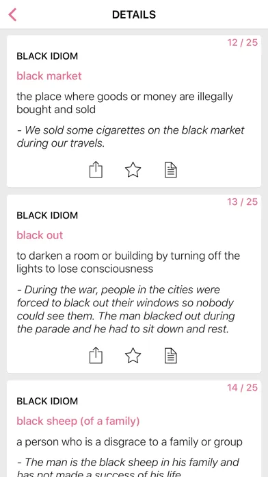 Color Food idioms in English Screenshots