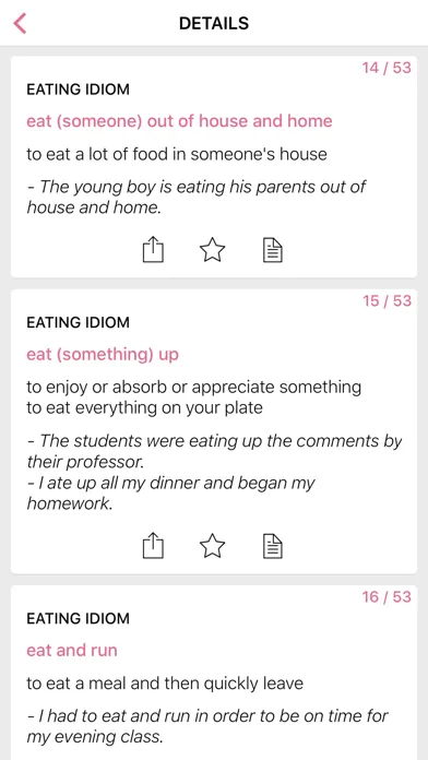 Color Food idioms in English Screenshots