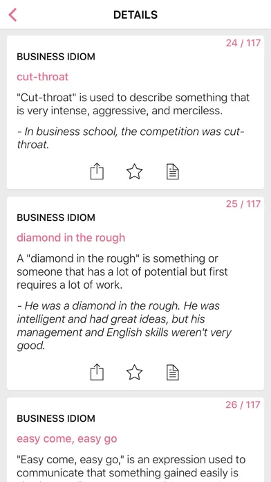 Capturas de pantalla de Food - Business idioms