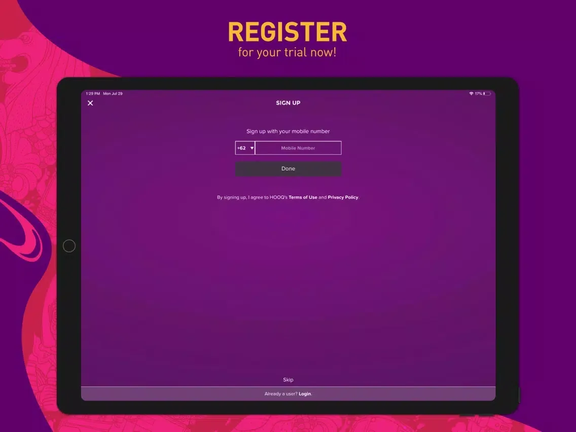HOOQ - Movies, TV Shows & News iPad  سکرین شاٹس