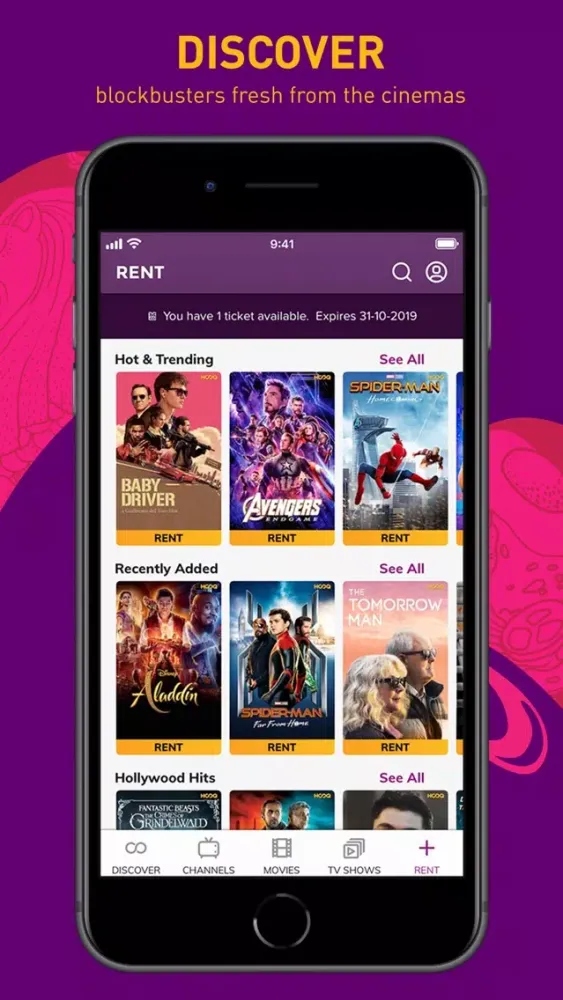 HOOQ - Movies, TV Shows & News سکرین شاٹس