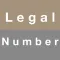 Legal Number idioms in English