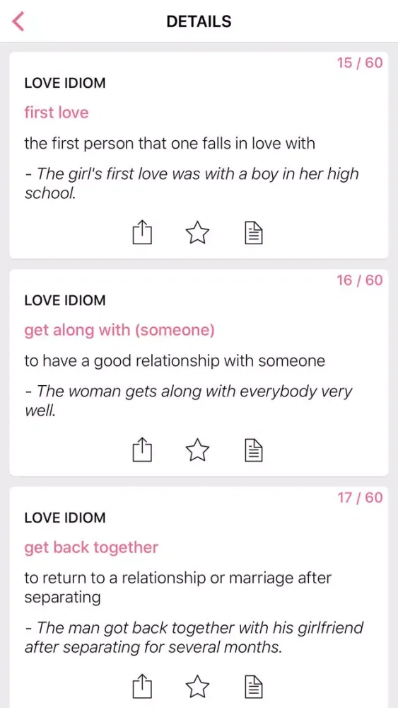 Zrzuty ekranu Love Business idioms in English