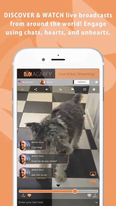 Capturas de pantalla de MAGNIFY - Live Video Streaming
