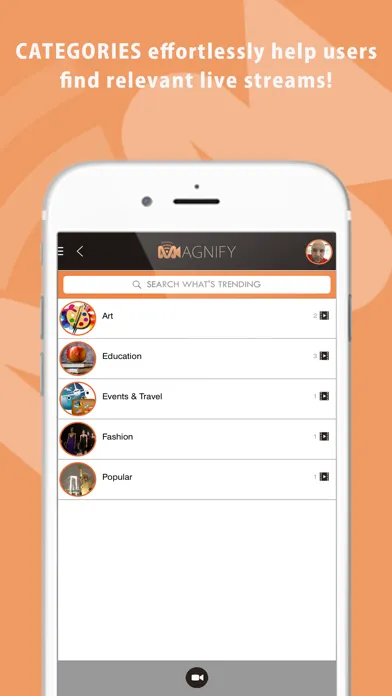 Capturas de pantalla de MAGNIFY - Live Video Streaming