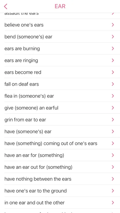 Body Legal idioms in English应用截图