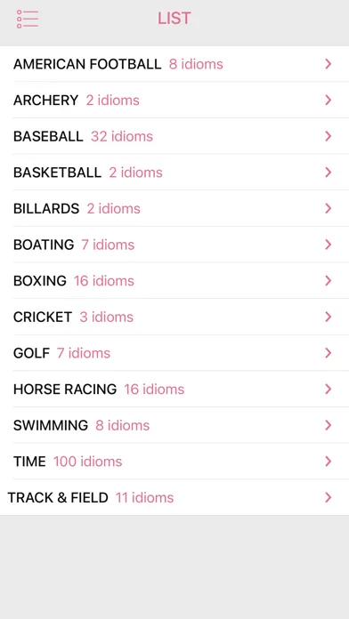 Sports Time Idioms スクリーンショット
