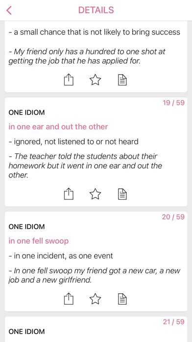 Sports Number idiom in English应用截图
