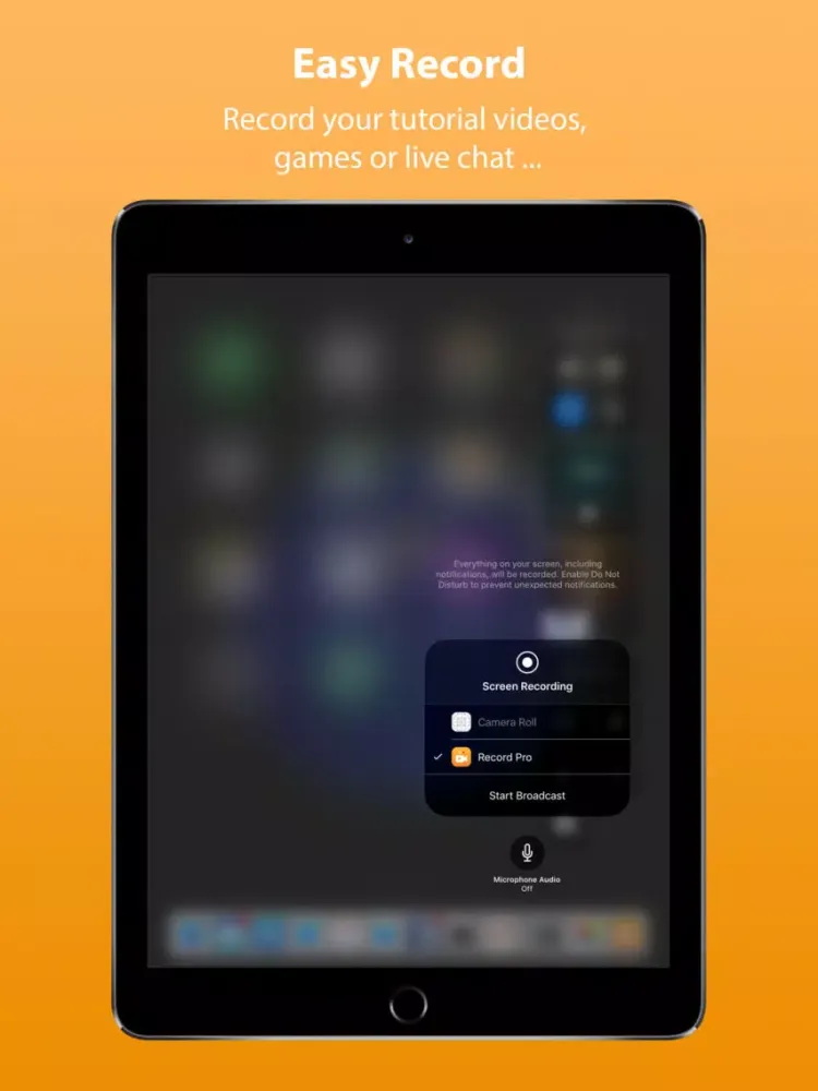 Capturas de pantalla de Record Pro: Screen recording iPad 