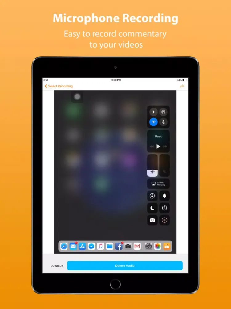 Capturas de pantalla de Record Pro: Screen recording iPad 