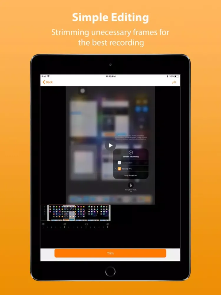 Capturas de pantalla de Record Pro: Screen recording iPad 