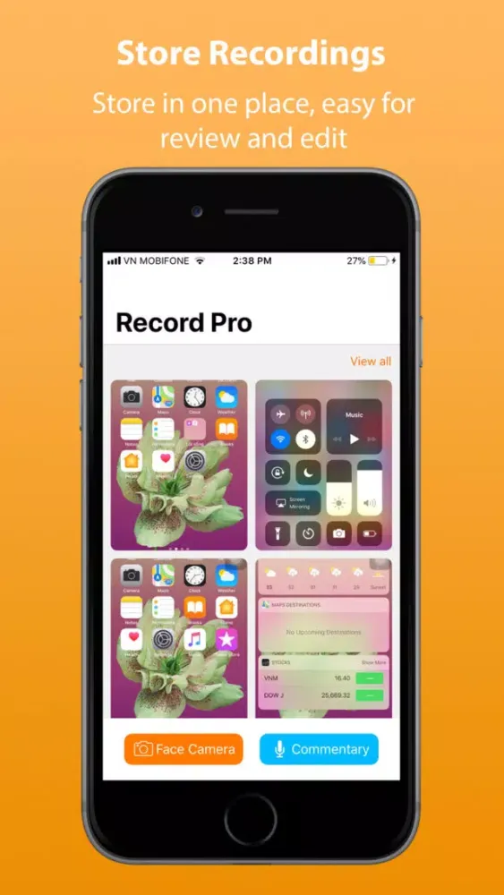 Capturas de pantalla de Record Pro: Screen recording