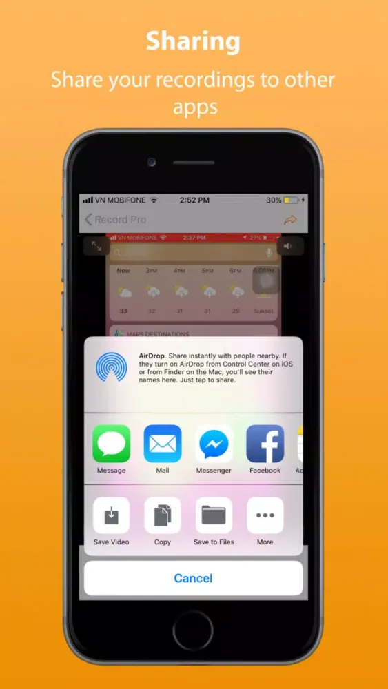 Capturas de pantalla de Record Pro: Screen recording