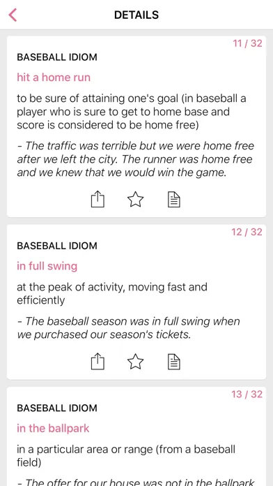 Sports Love idioms in English Ekran Görüntüleri
