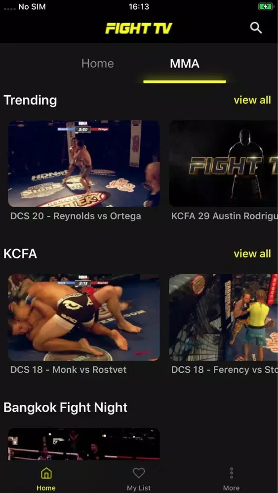 Скриншоты Fight-TV