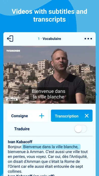 Tangkapan layar TV5MONDE: learn French