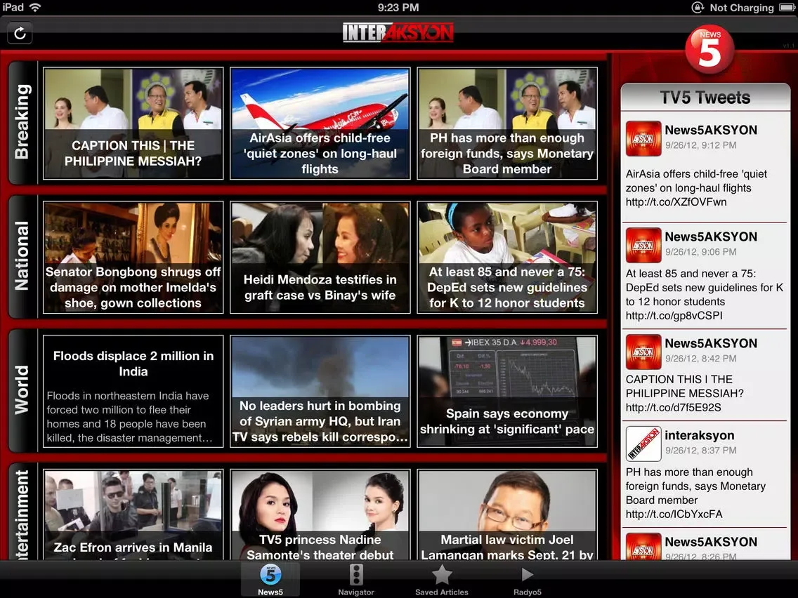 تصاویر InterAksyon for iOS iPad 