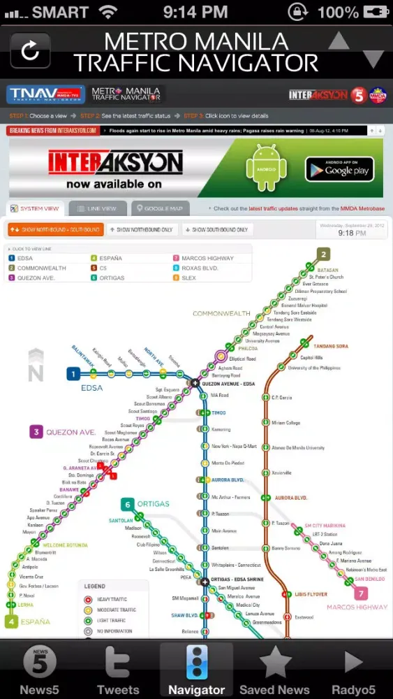 تصاویر InterAksyon for iOS
