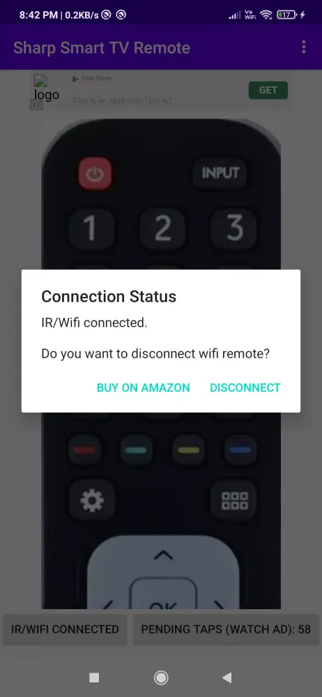 Sharp Smart Tv Remote Control应用截图