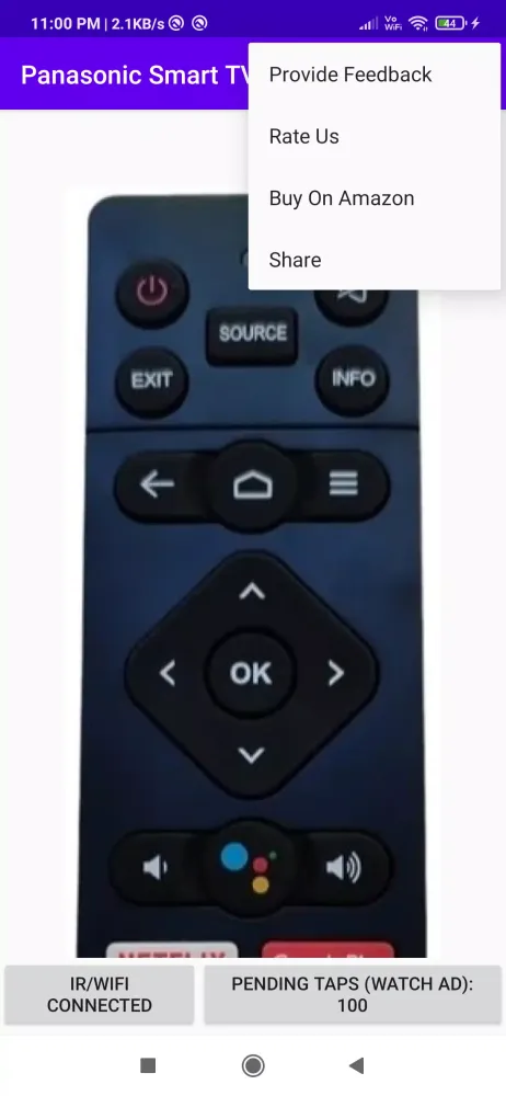 Panasonic Smart TV Remote App应用截图