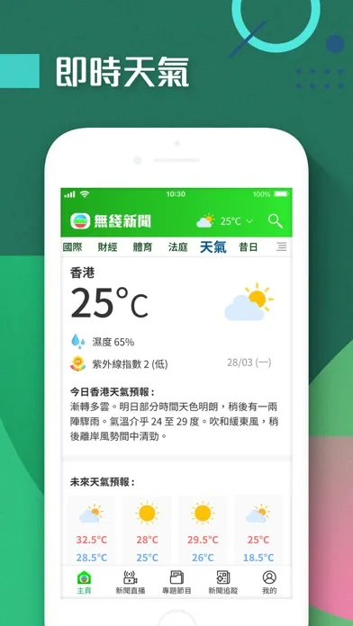 Capturas de tela do TVB新聞 - 即時新聞、24小時直播及財經資訊