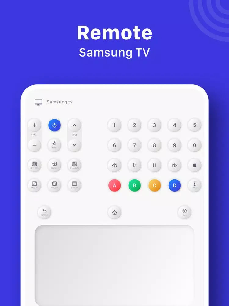 SamRT: Samsung Smart TV Remote iPad 应用截图