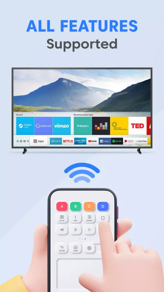 Capturas de pantalla de Smart TV Remote for Samsung TV