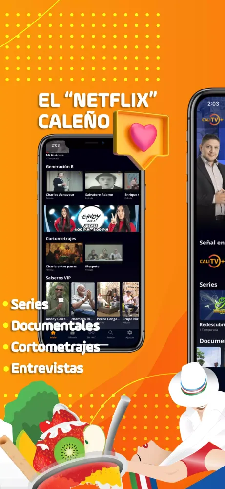 Zrzuty ekranu CaliTV+