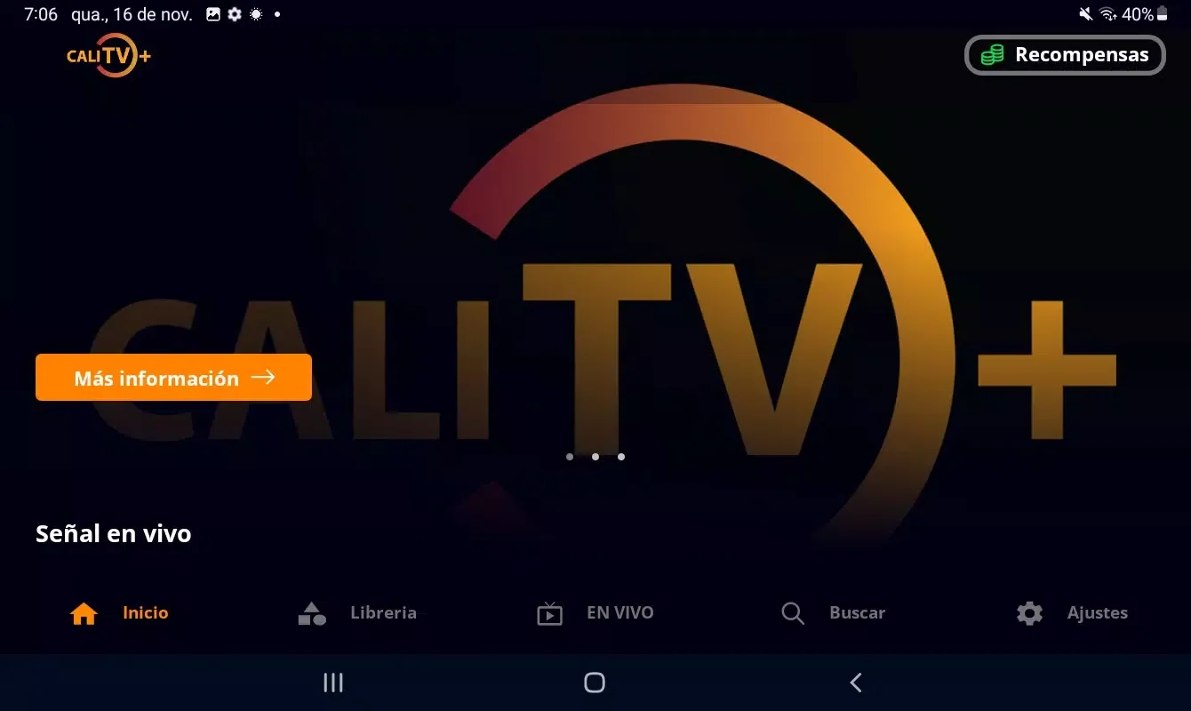 Zrzuty ekranu CaliTV+