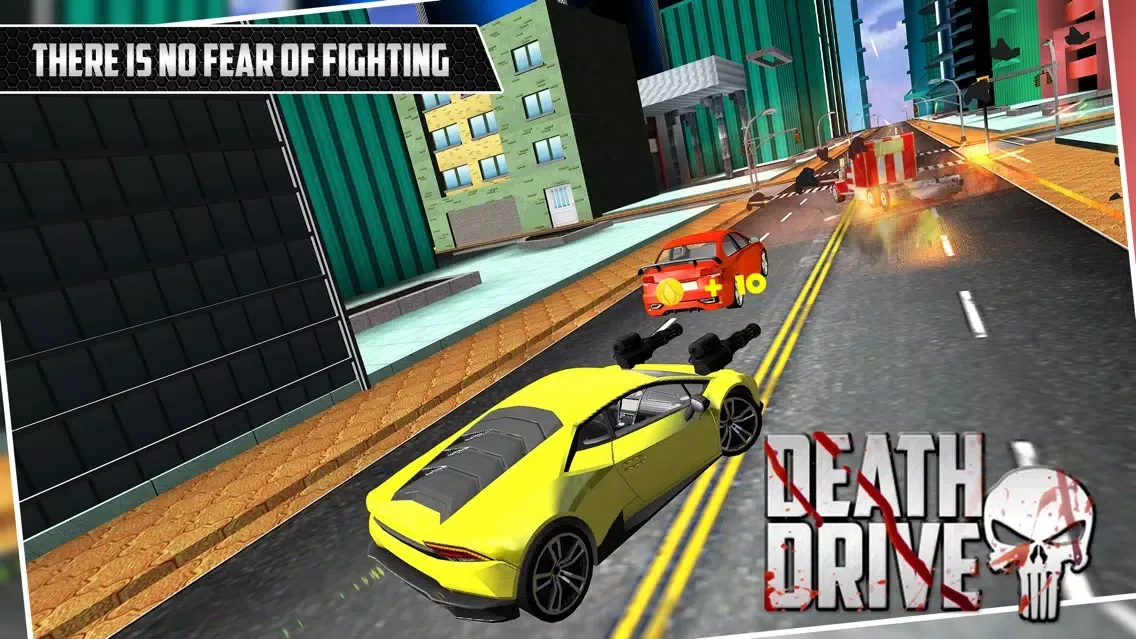 Capturas de pantalla de Death Drive 3D : Car Racing and Car Shooting game