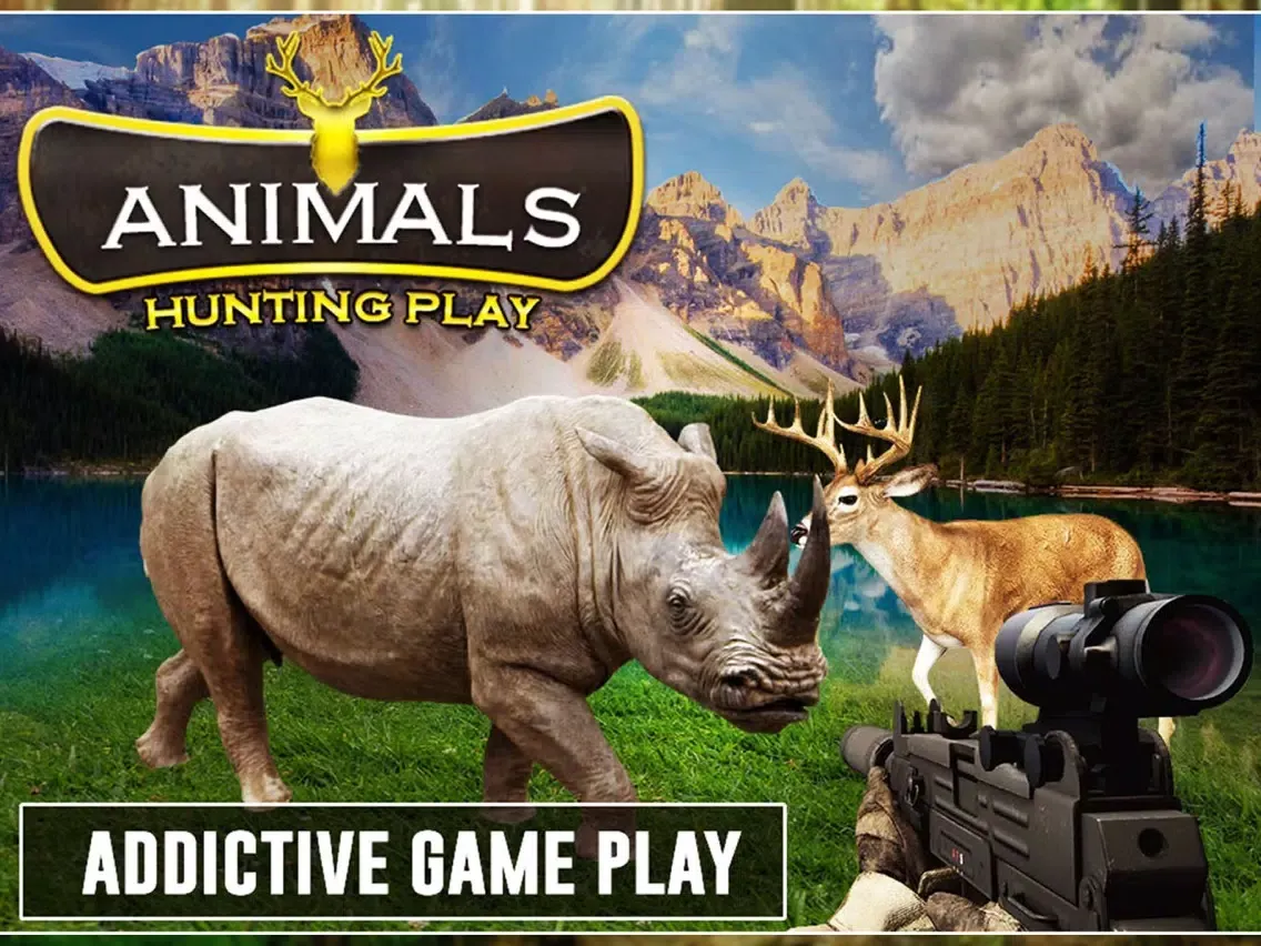 Capturas de pantalla de Animals Hunting Play : Hunting Simulation Game iPad 