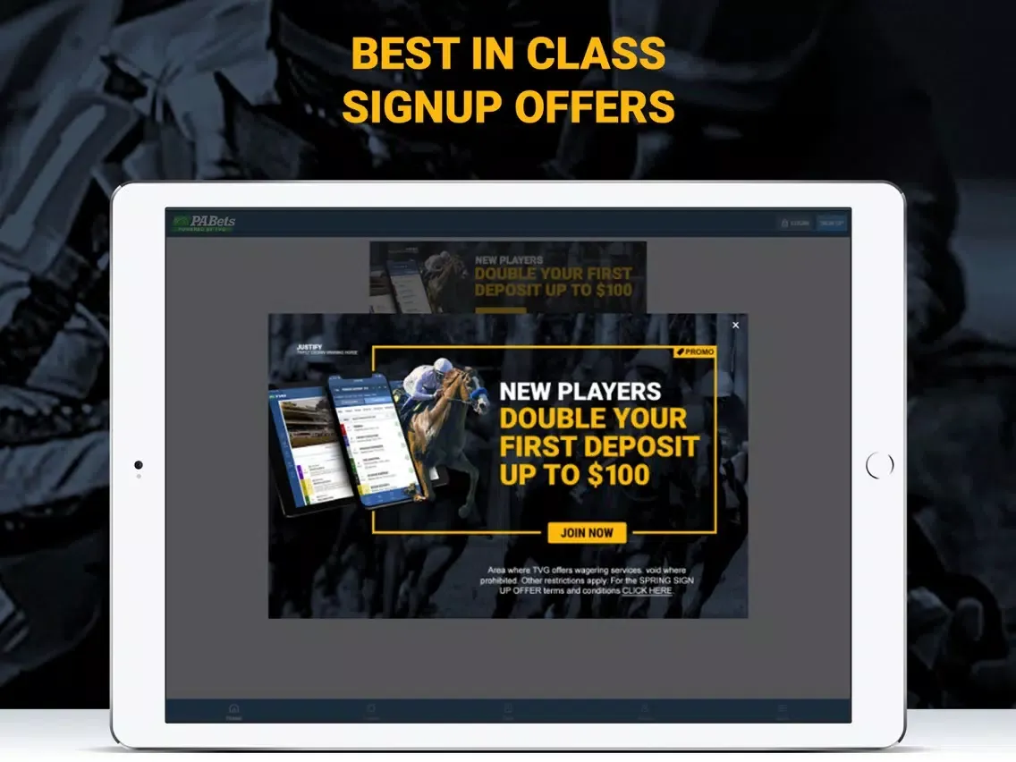 PABets - Horse Racing Betting iPad  স্ক্রিনশট
