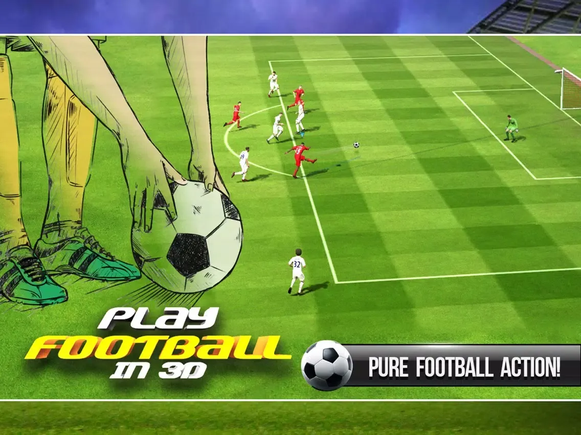 Play Football In 3D : Real Football / Soccer Game iPad  Screenshots