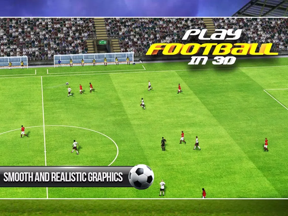 Play Football In 3D : Real Football / Soccer Game iPad  Screenshots