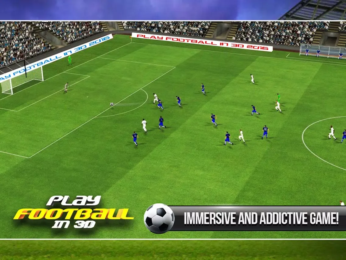 Play Football In 3D : Real Football / Soccer Game iPad  Screenshots
