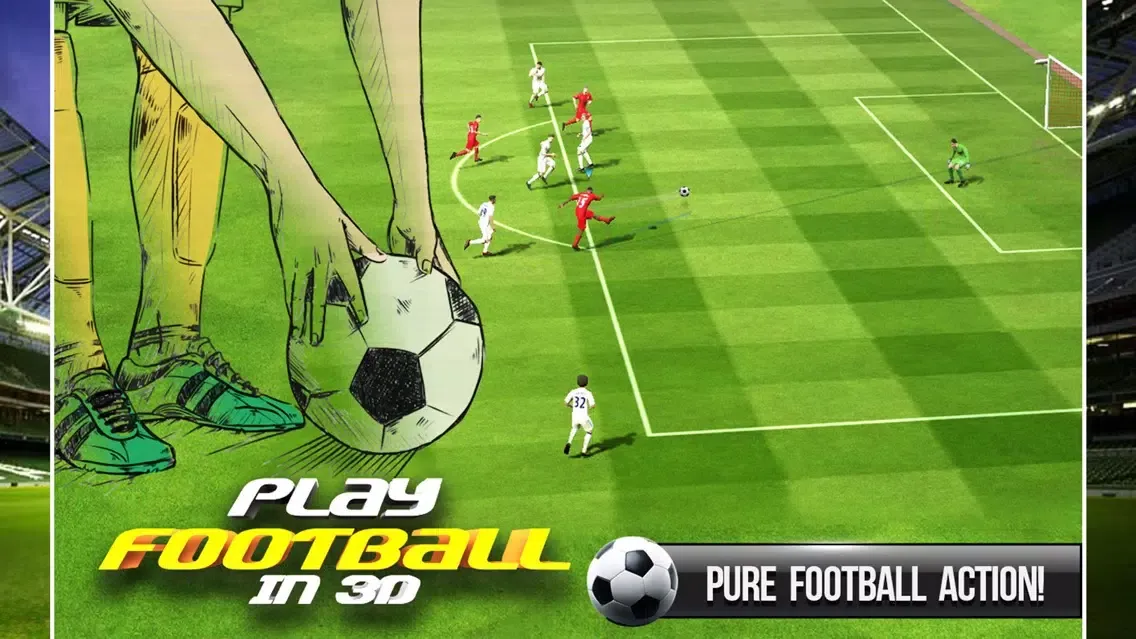 Play Football In 3D : Real Football / Soccer Game Screenshots