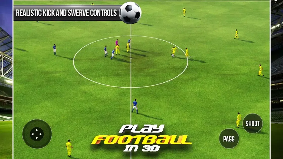 Play Football In 3D : Real Football / Soccer Game Screenshots