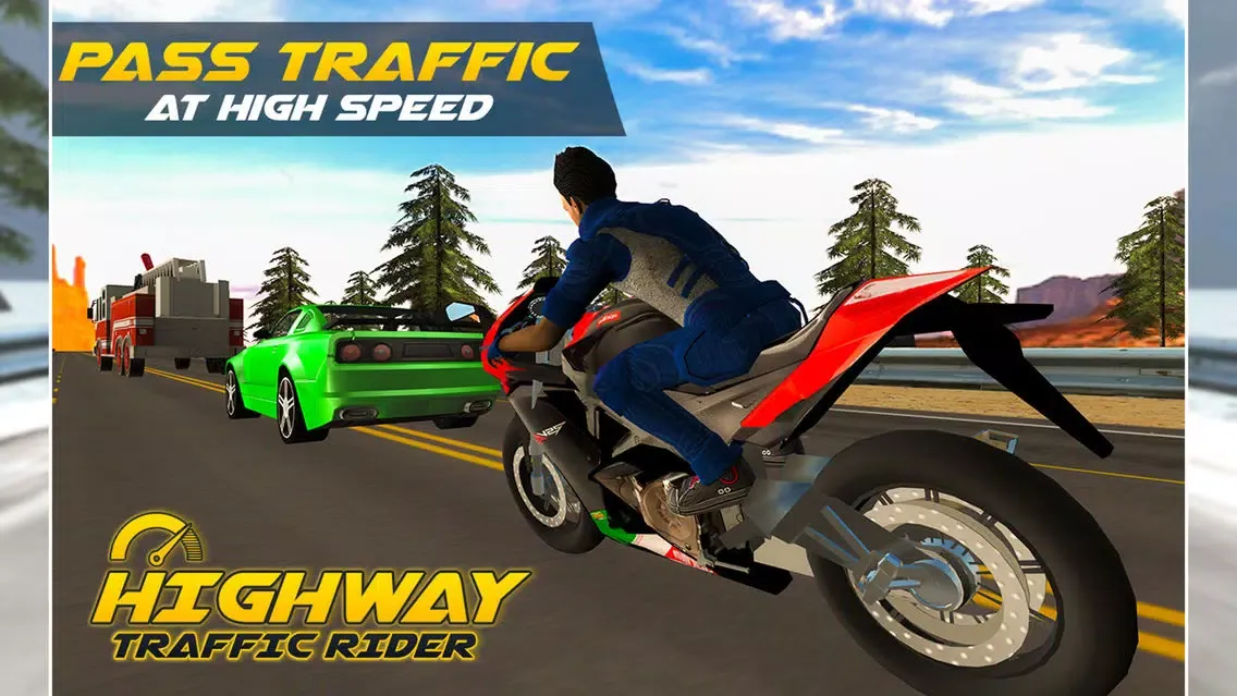 Highway Traffic Rider : Motorbike Rider Screenshots