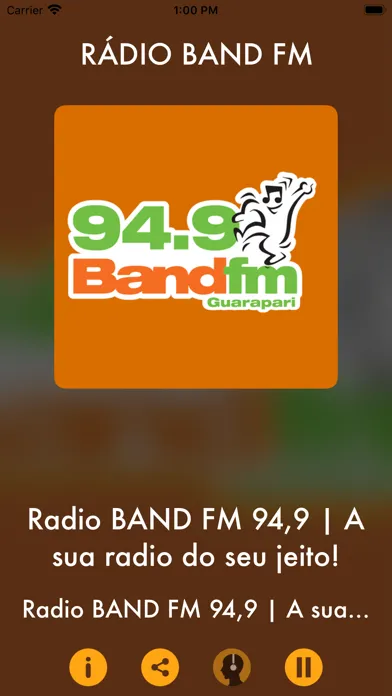 RÁDIO BAND FM Screenshots