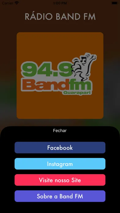 RÁDIO BAND FM Screenshots